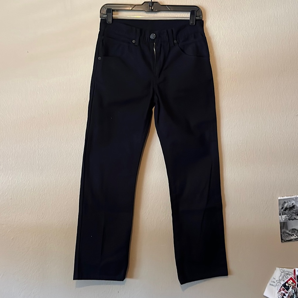 Levi’s 514 straight leg black denim
